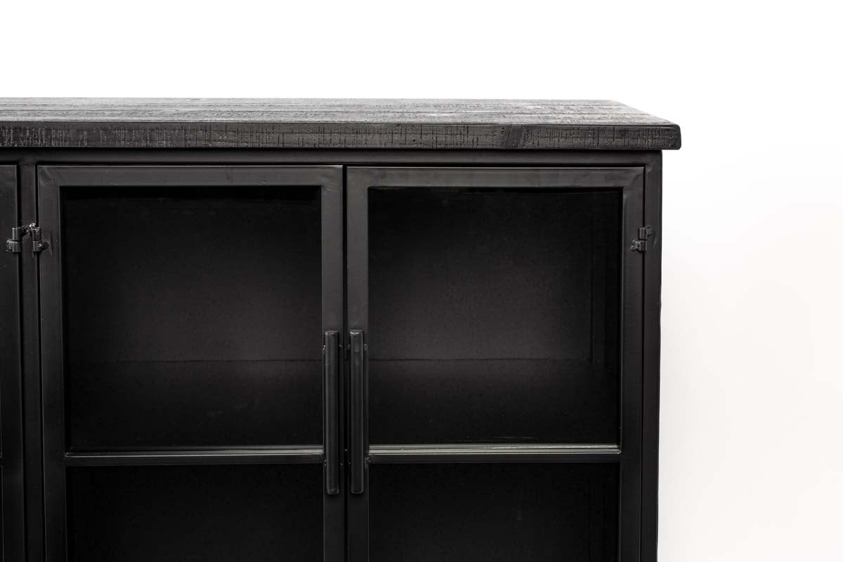 Ferre Sideboard Kommode Schwarz - Voelpe