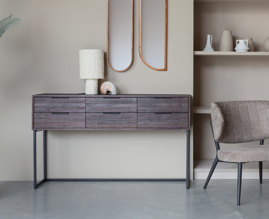 Webster Kommode Teak / Schwarz