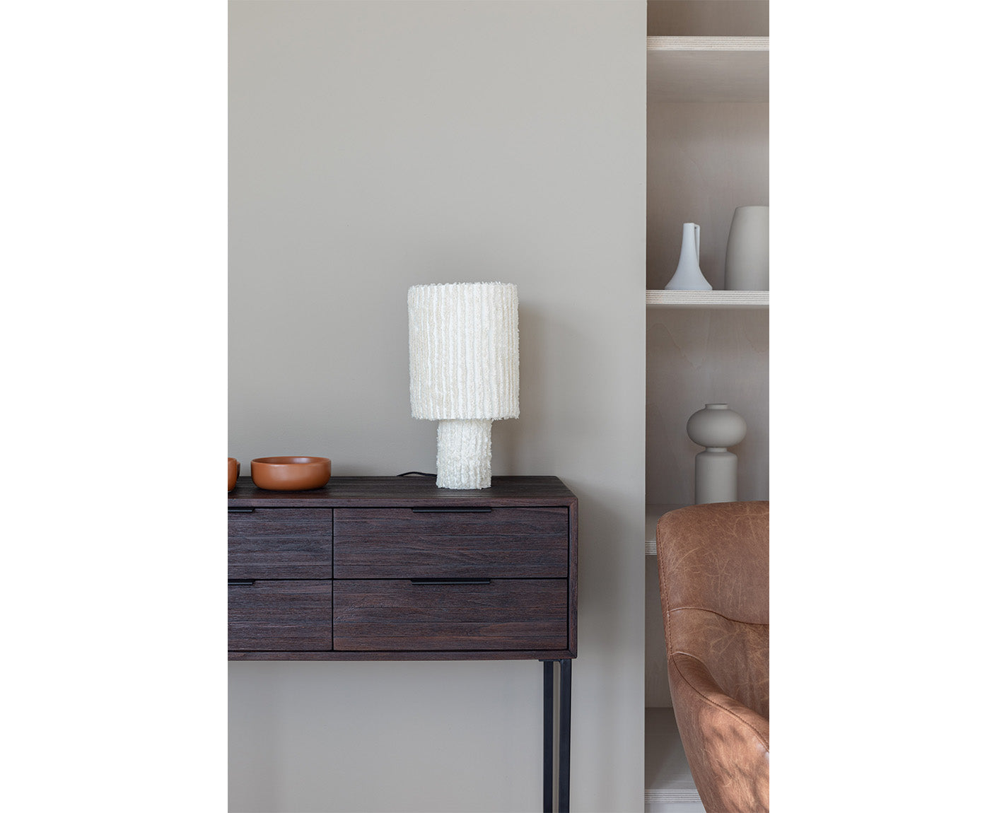 Webster Kommode Teak / Schwarz