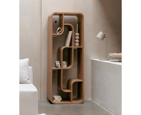 Seven Regal Designerregal Eichenfurnier Natur