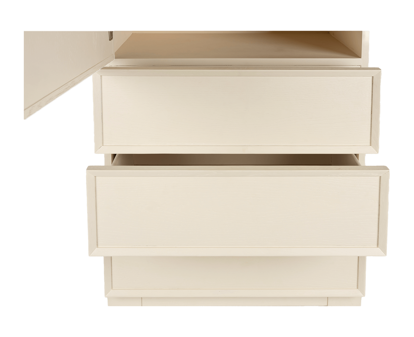 June Schrank Eiche / Metall Beige