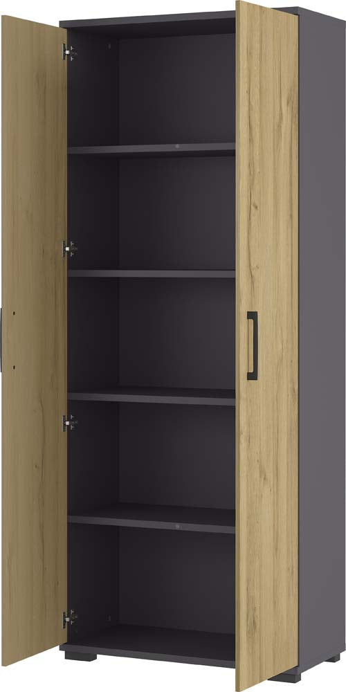 PRESOV Aktenschrank 5OH Graphit - Voelpe