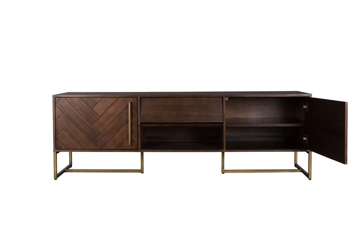 Class Sideboard klein Dunkelbraun - Voelpe