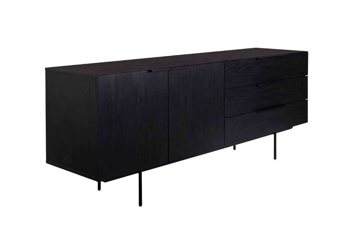 Travis Sideboard Schwarz - Voelpe