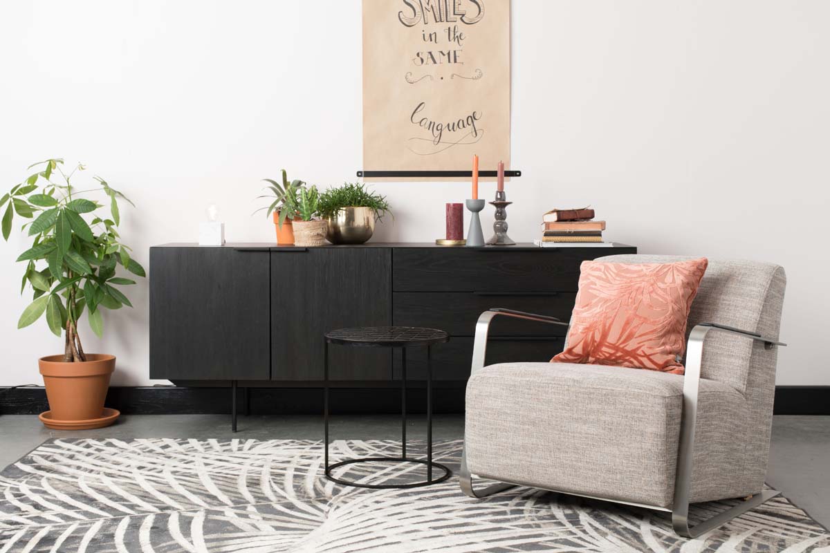 Travis Sideboard Schwarz - Voelpe