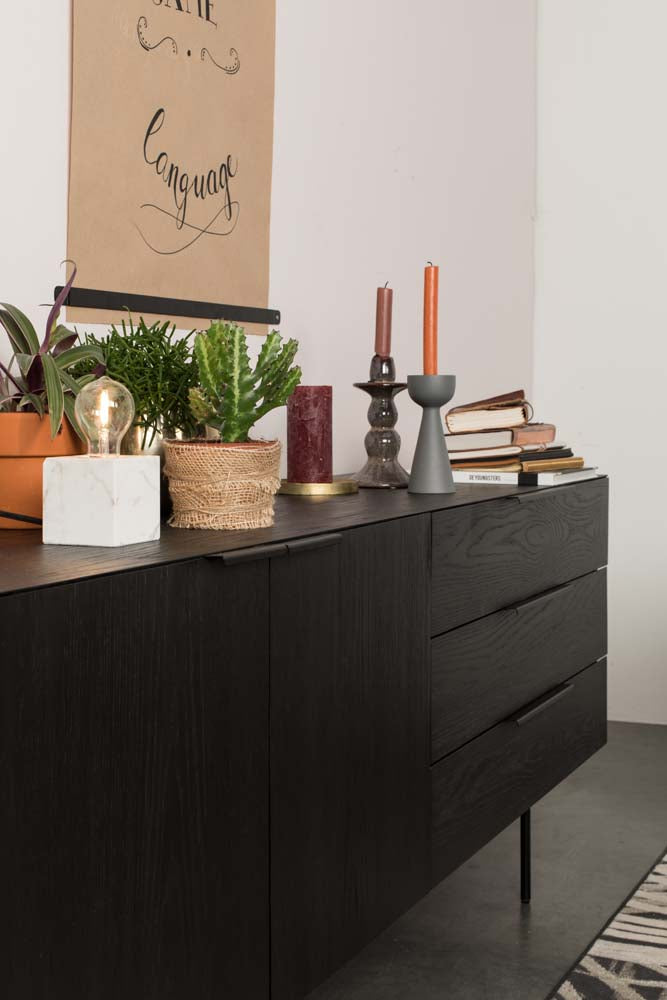 Travis Sideboard Schwarz - Voelpe