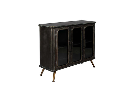 Denza Sideboard Dunkelbraun / Schwarz - Voelpe