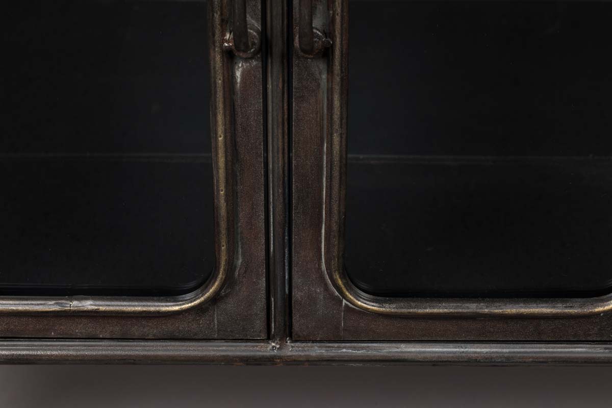 Denza Sideboard Dunkelbraun / Schwarz
