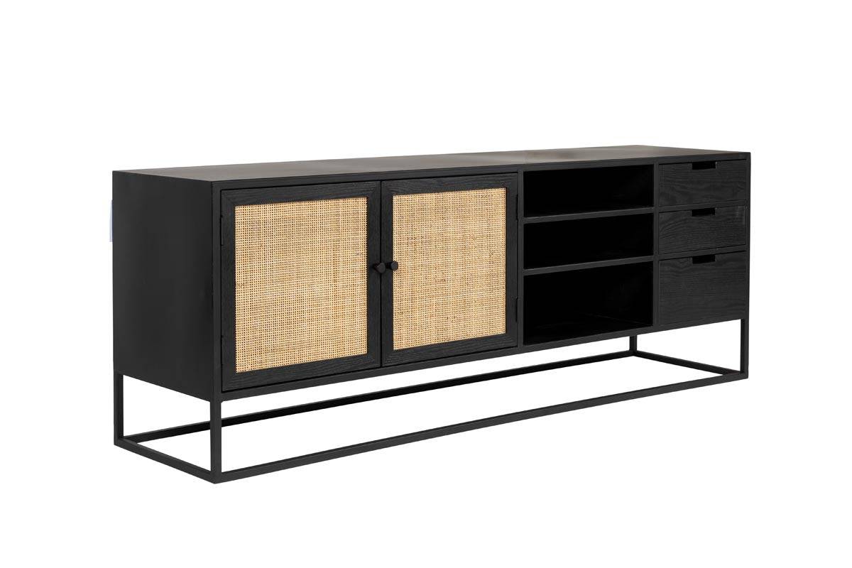 Guuji Sideboard Beige / Schwarz - Voelpe