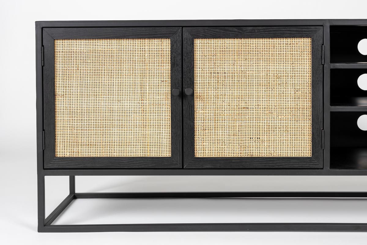 Guuji Sideboard Beige / Schwarz - Voelpe