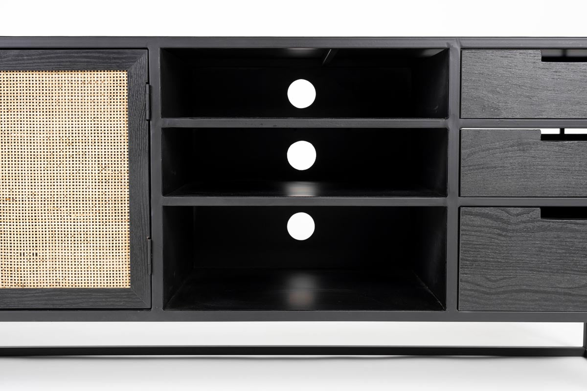 Guuji Sideboard Beige / Schwarz - Voelpe