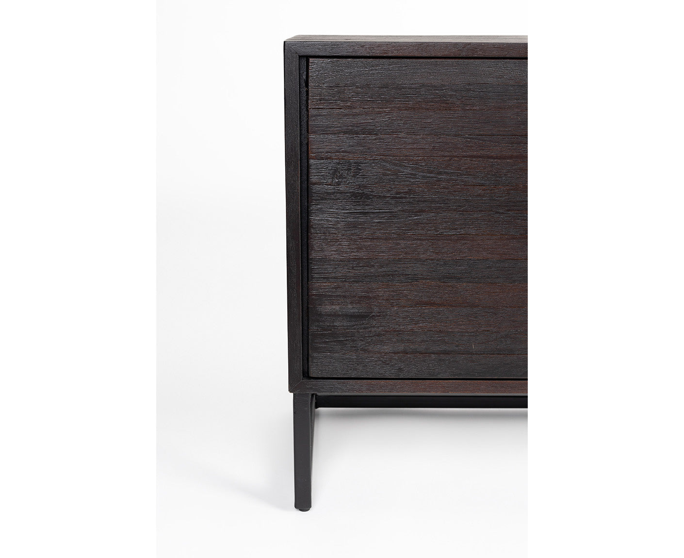 Webster Lowboard Teak / Schwarz