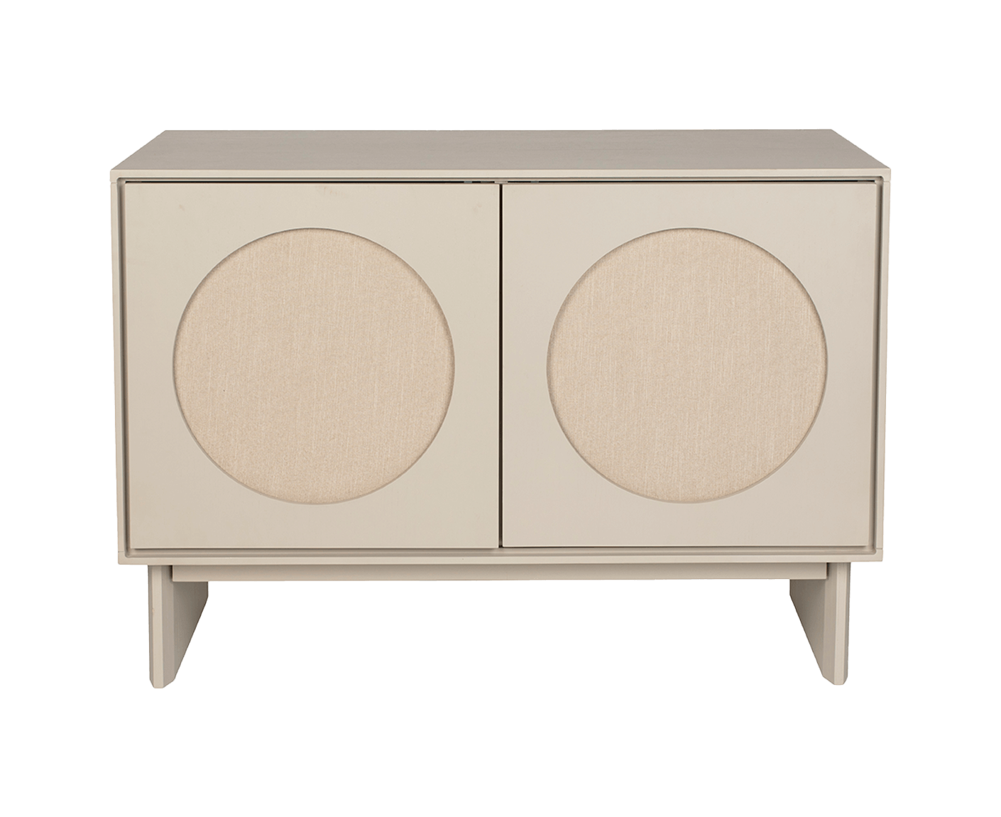 Twin Sideboard Akazienholz Grau