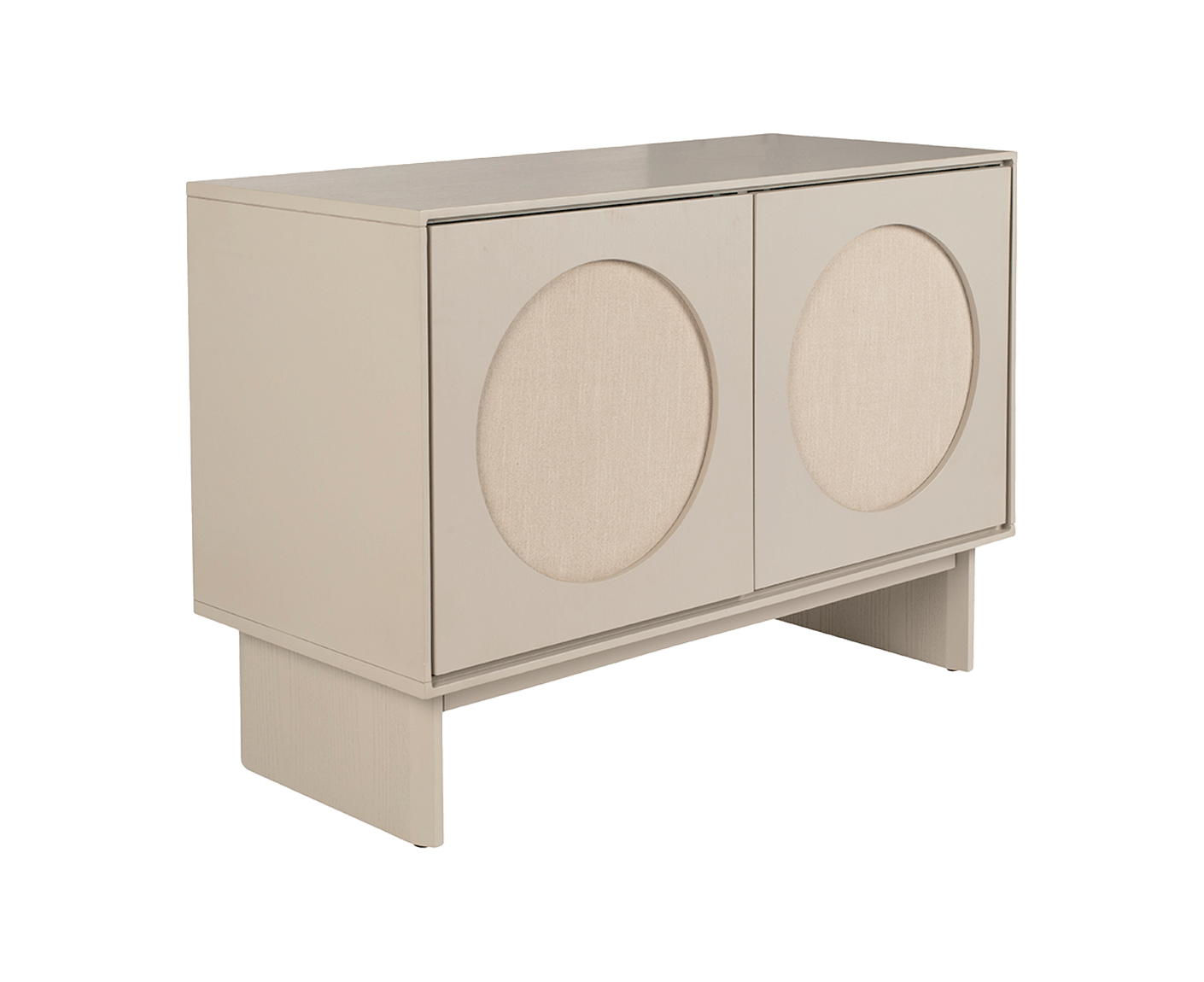 Twin Sideboard Akazienholz Grau