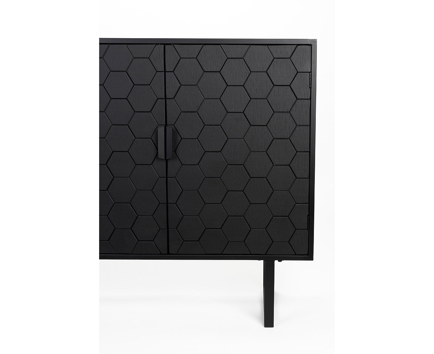 Linc Sideboard Wabenmuster Schwarz