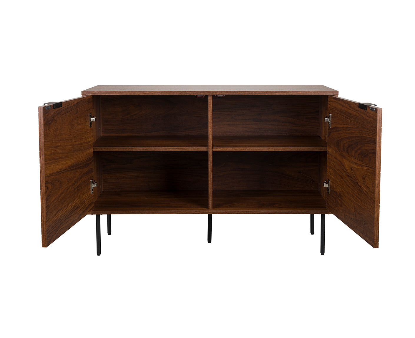 Stripes Sideboard Dunkelbraun