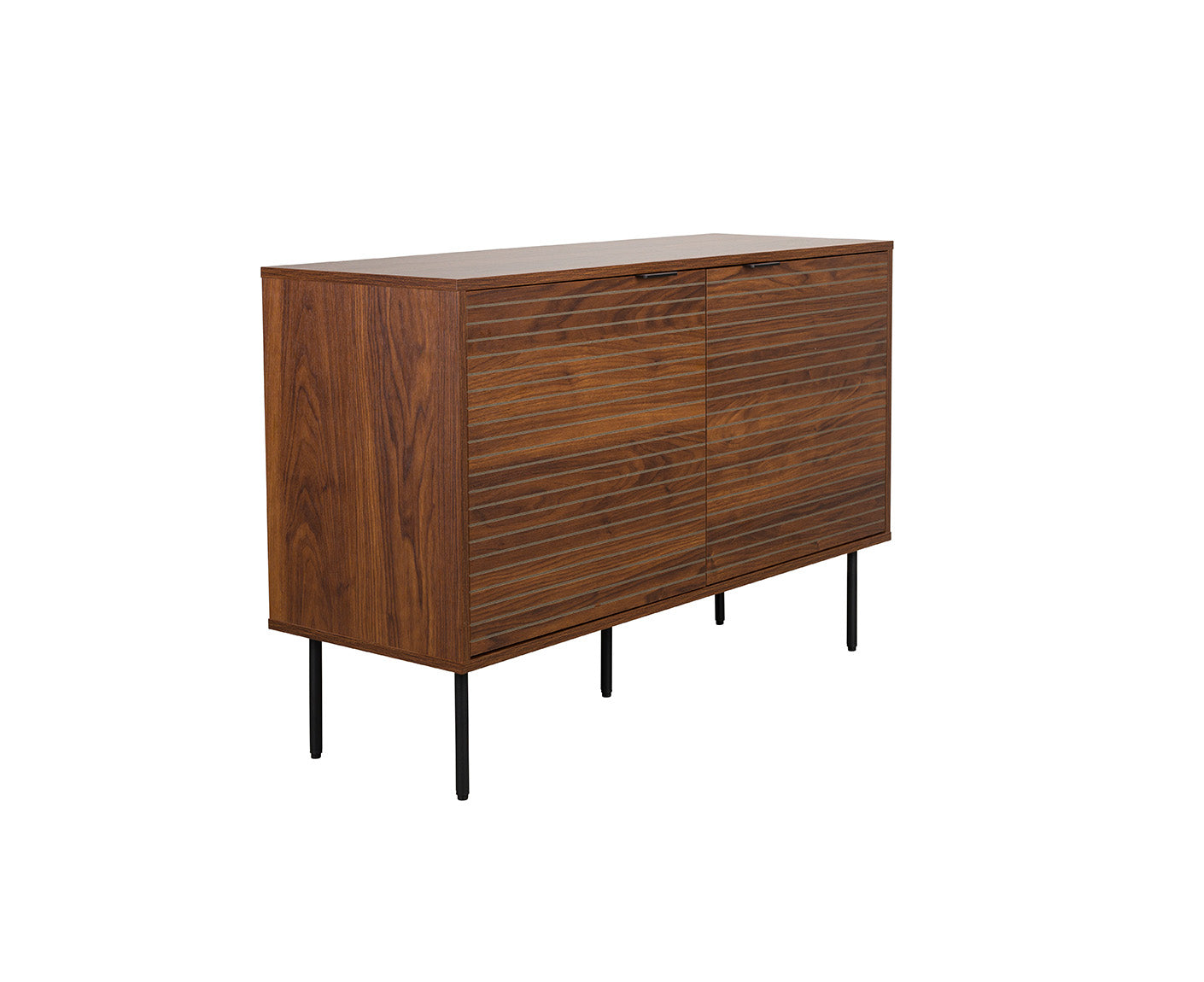Stripes Sideboard Dunkelbraun