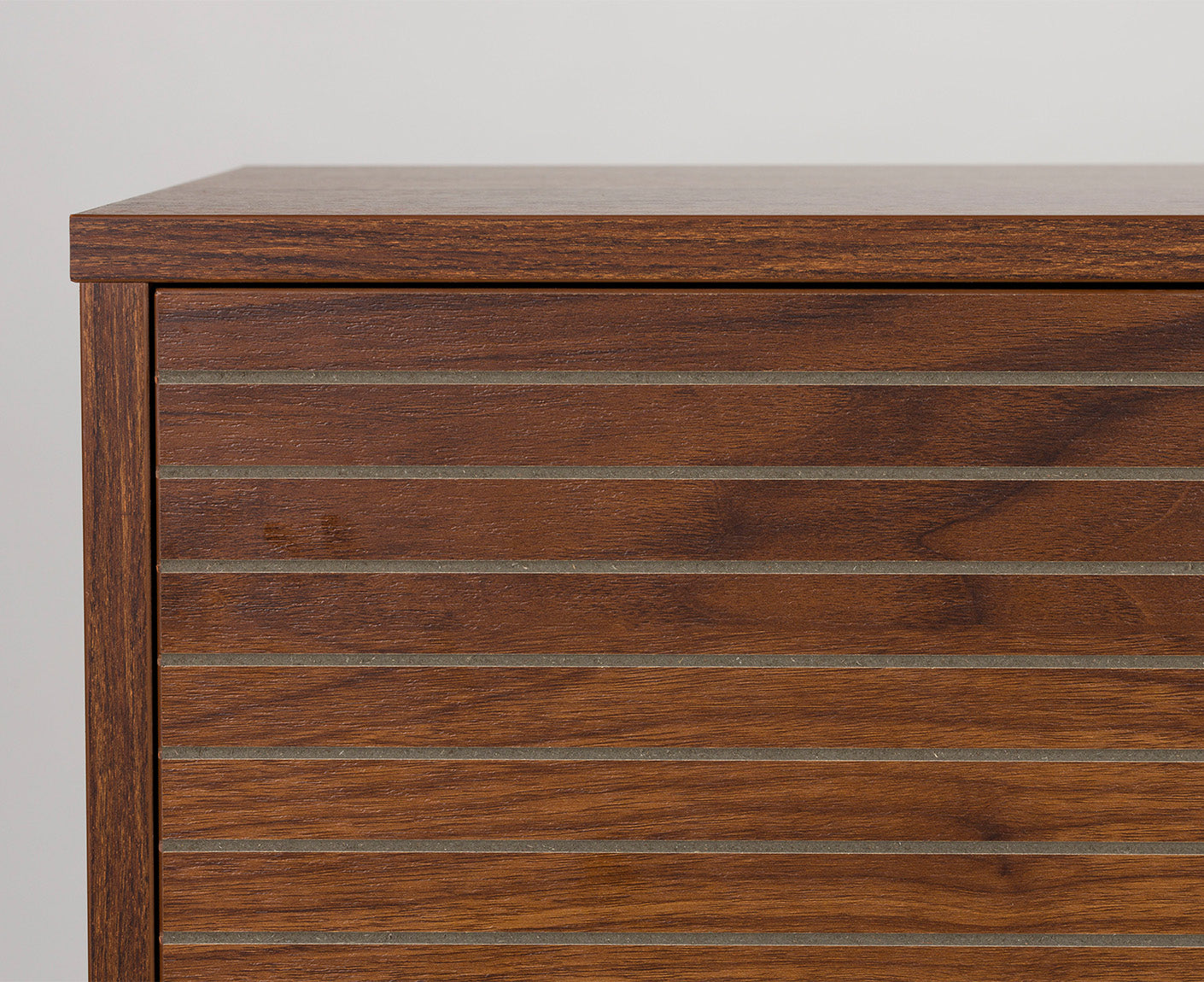 Stripes Sideboard Dunkelbraun