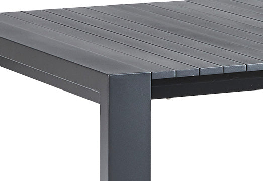 Gartentisch ausziehbar Langreo 213-269x100cm Anthrazit/Alu