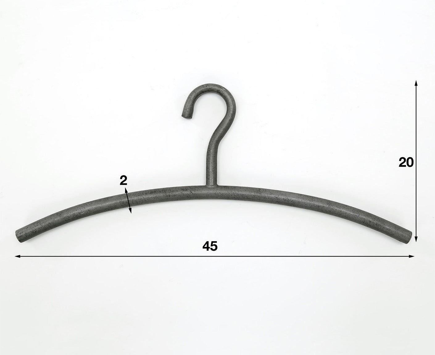 Kleiderbügel 6er Set Metall mit Silber-Finish