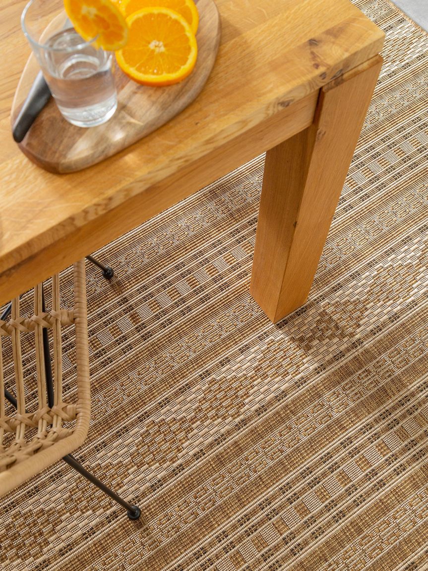 In- & Outdoor Teppich Riso Beige