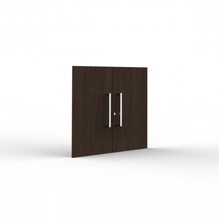 VARI Aktenschrank 2 OH Büroschrank Schrank Sideboard Weiß/Wenge