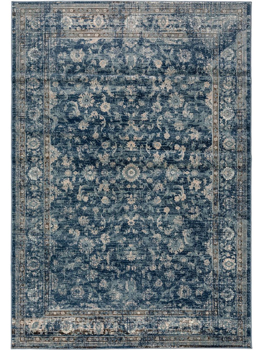 Teppich Vintage Velvet Blau