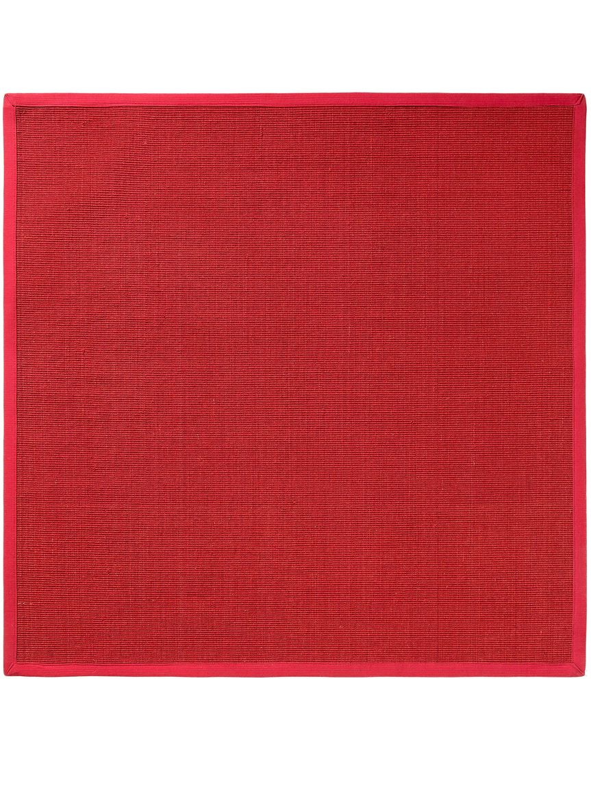 Sisalteppich Sisal Rot