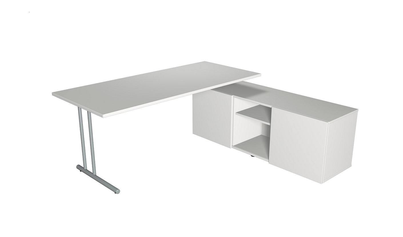 Start Up Komplettarbeitsplatz 180 x 160 cm Weiß