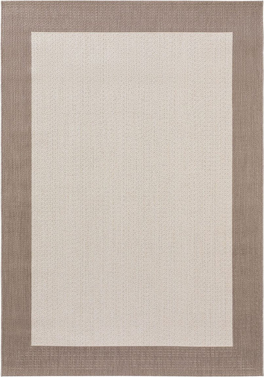 In- & Outdoor Teppich Metro Creame / Taupe