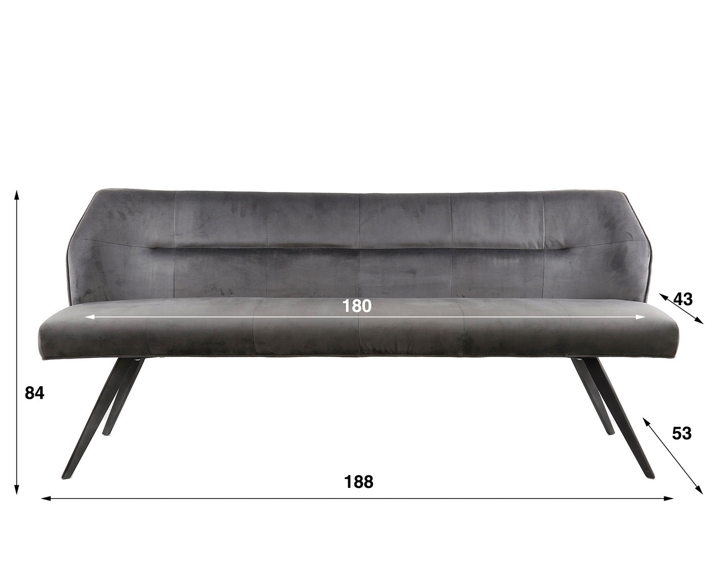 Pull Esszimmer Sitzbank 180 cm, Farbe wählbar