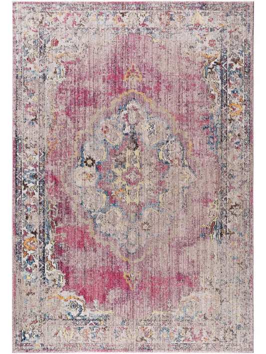Teppich Tara Bunt / Pink