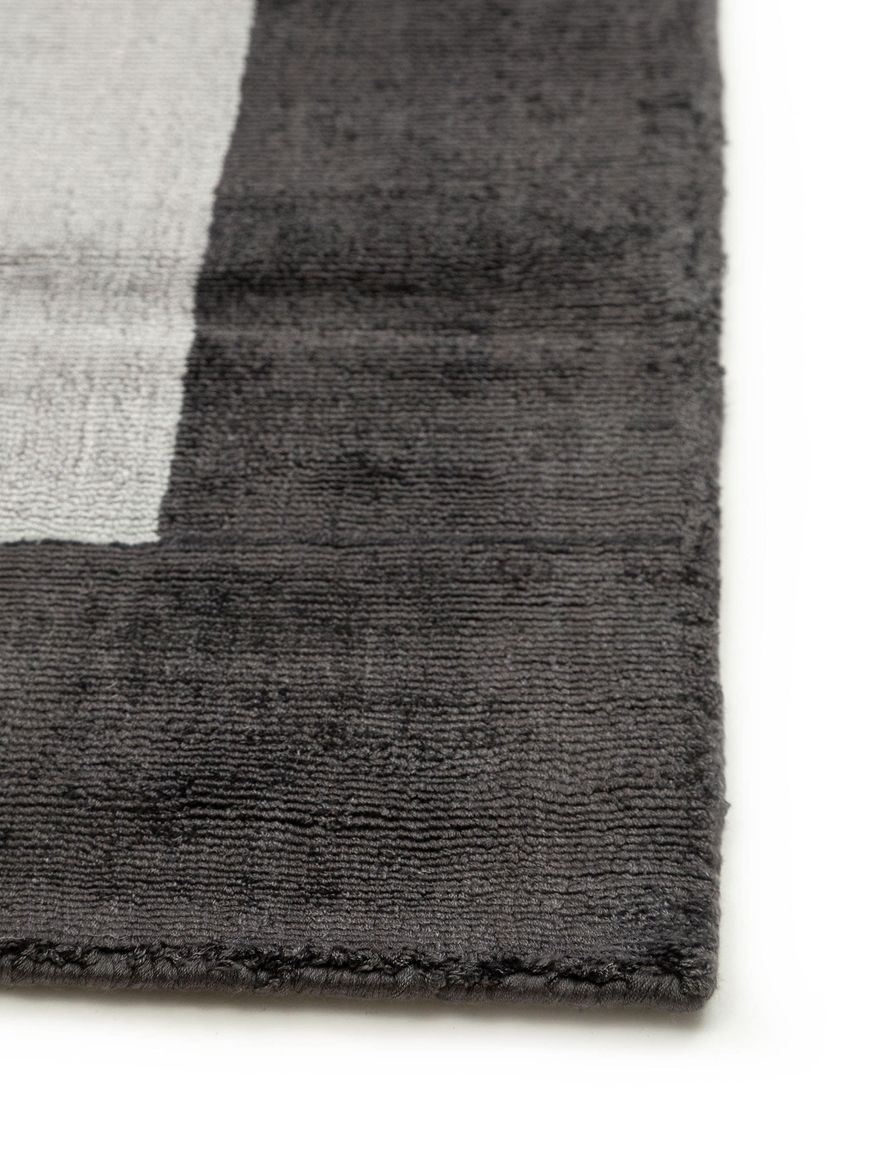 Viskoseteppich Nova Border Grau