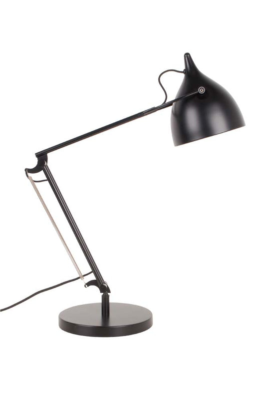 Reader Tischlampe Mattschwarz - Voelpe