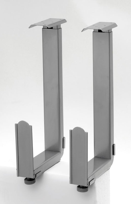 PRIMA CPU-Halter Silbergrau Stahl