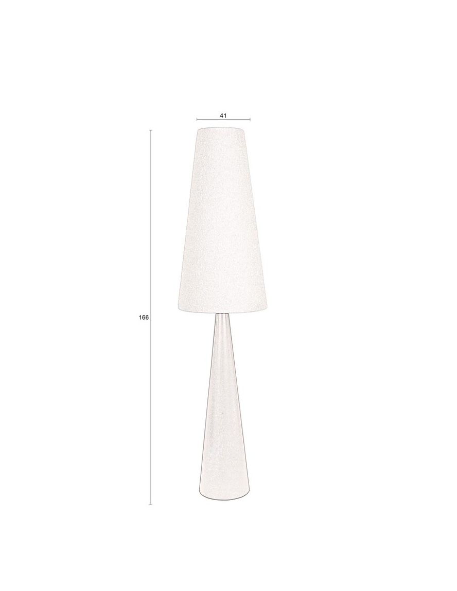 Miki Bouclé Flurlampe Beige