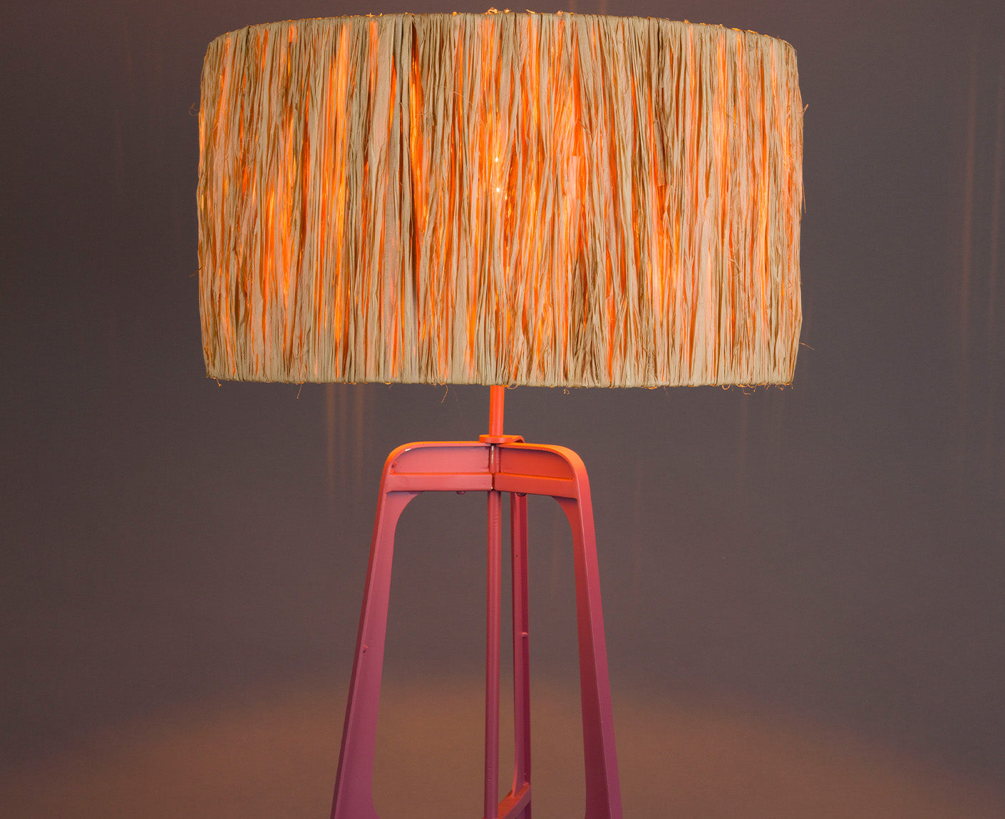 Afra Stehlampe Raffia