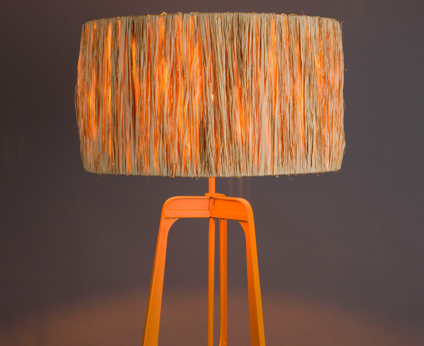 Afra Stehlampe Raffia