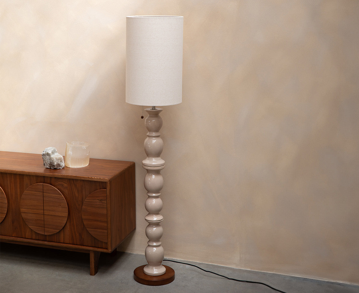 Brew Stehleuchte Beige