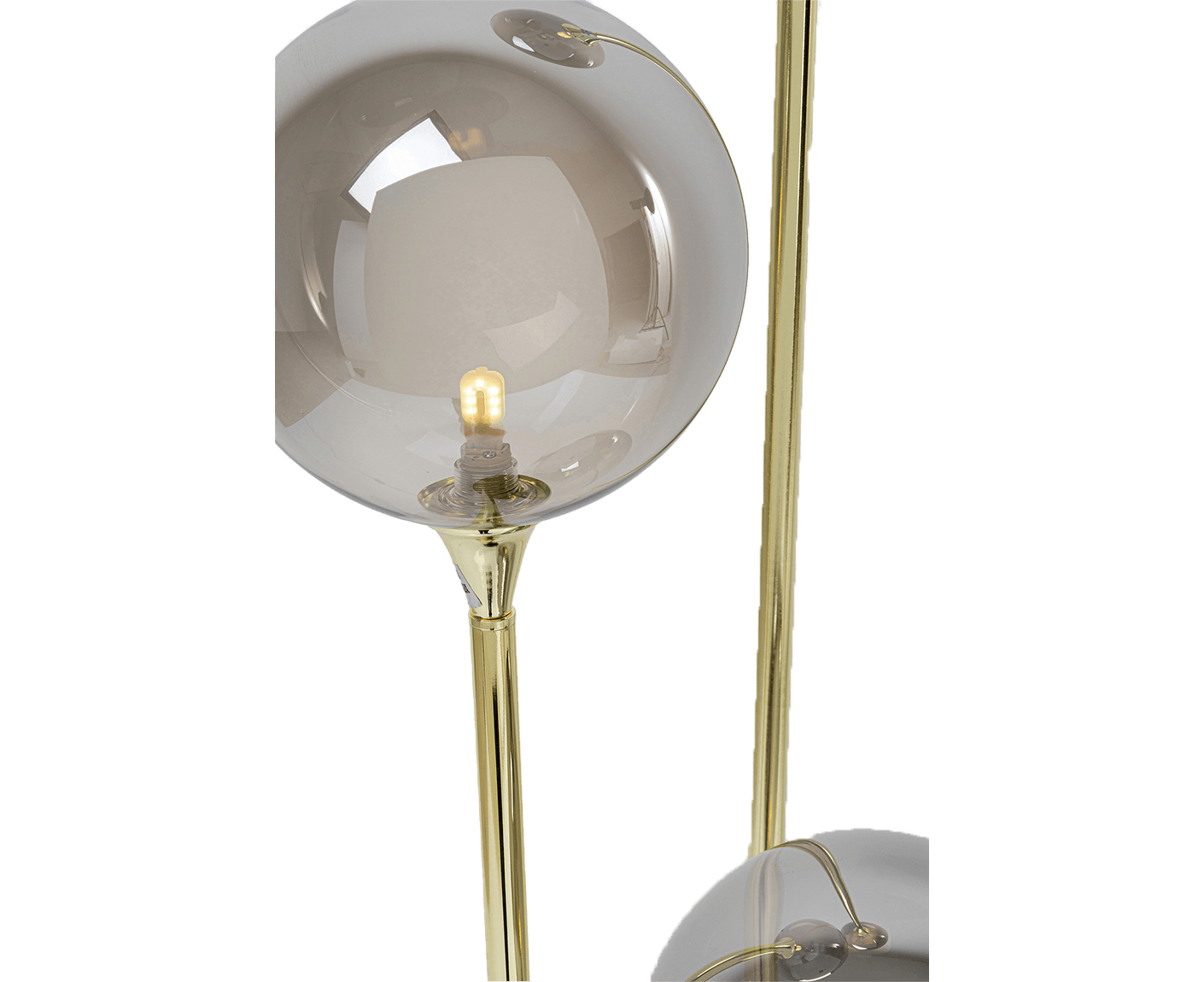Stehlampe Leselampe Stehleuchte Al Capone Tre Gold 176 cm