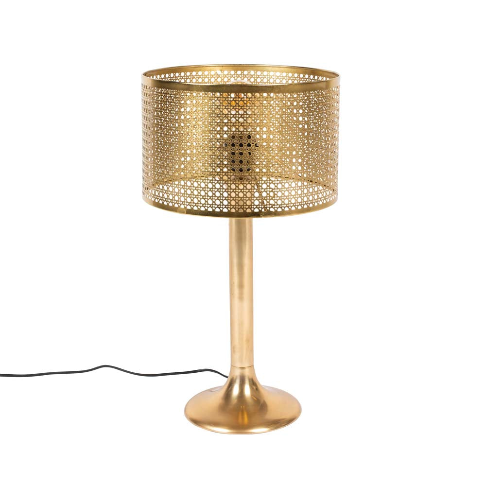 Barun Tischlampe E27 Gold - Voelpe