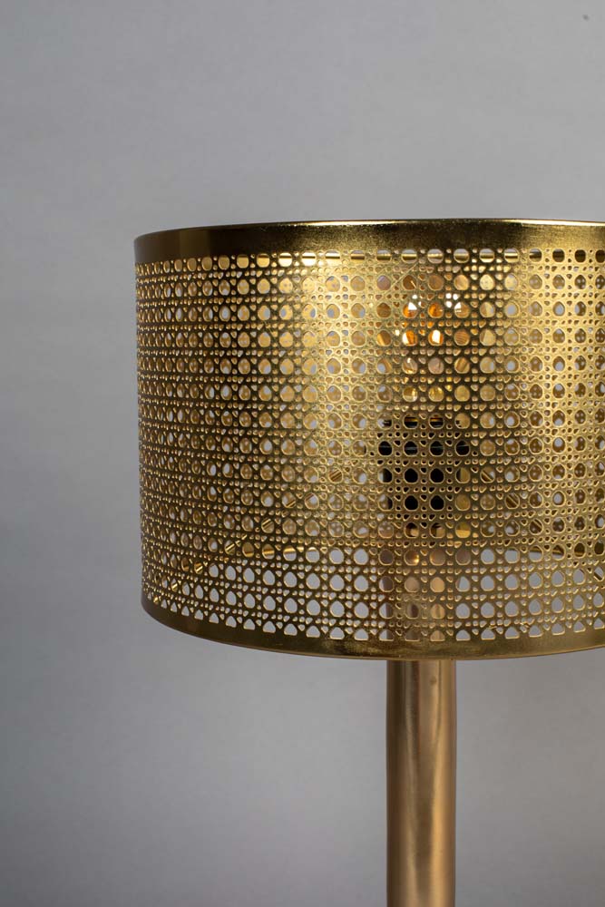 Barun Tischlampe E27 Gold - Voelpe