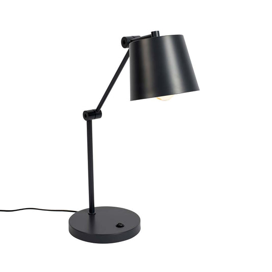 Hajo Tischlampe E27 Schwarz - Voelpe