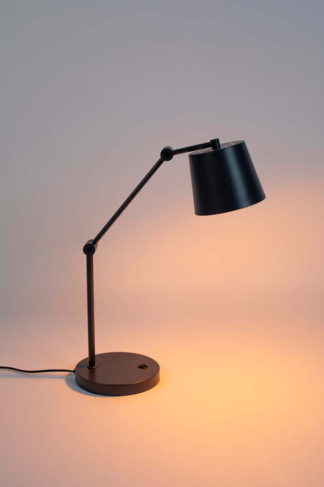 Hajo Tischlampe E27 Schwarz - Voelpe