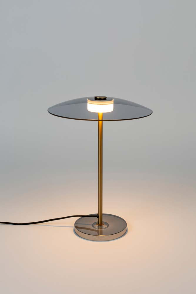 Float Tischleuchte inkl. Dimmer LED Gold/Glas - Voelpe