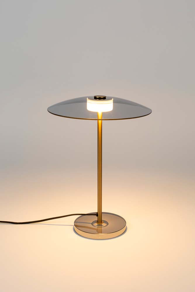 Float Tischleuchte inkl. Dimmer LED Gold/Glas - Voelpe