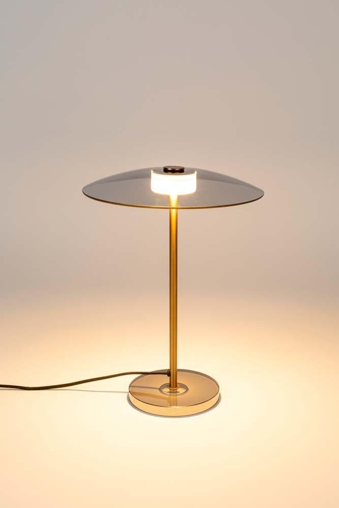 Float Tischleuchte inkl. Dimmer LED Gold/Glas - Voelpe