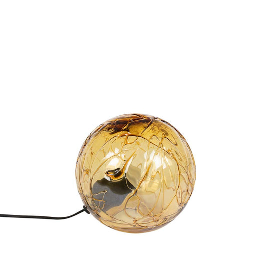 Lune Tischlampe GU10 Ø25cm Bernstein