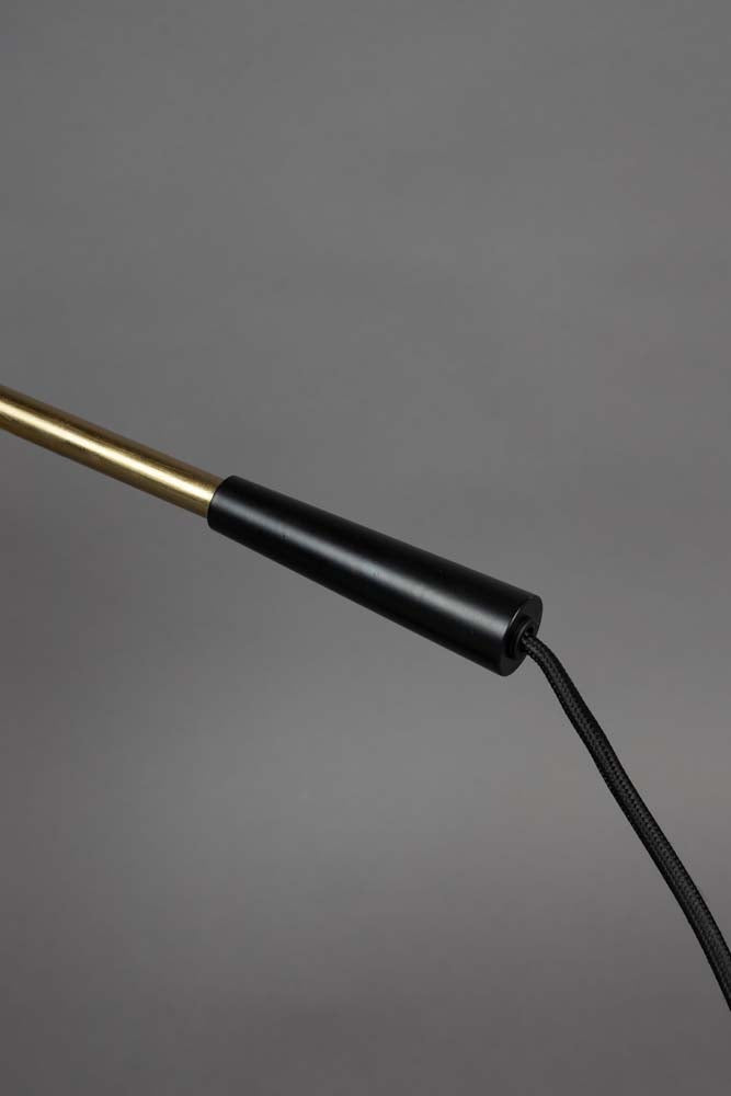 Penelope Tischlampe E27 Schwarz / Gold - Voelpe