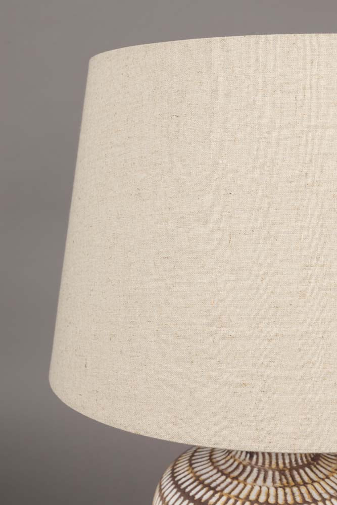 Tischlampe RUSSEL Beige - Voelpe